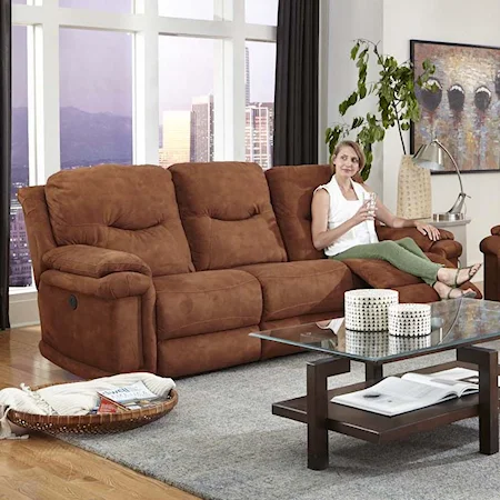 Double Reclining Sofa with Power Plus